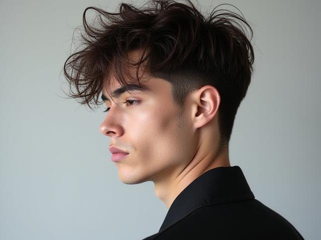 Comparaison : Coupe texturée moderne